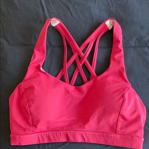 Lululemon Red Energy Bra
